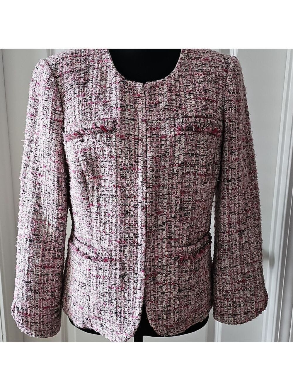 WHBM Tweed Crop Jacket - Picture 1 of 14